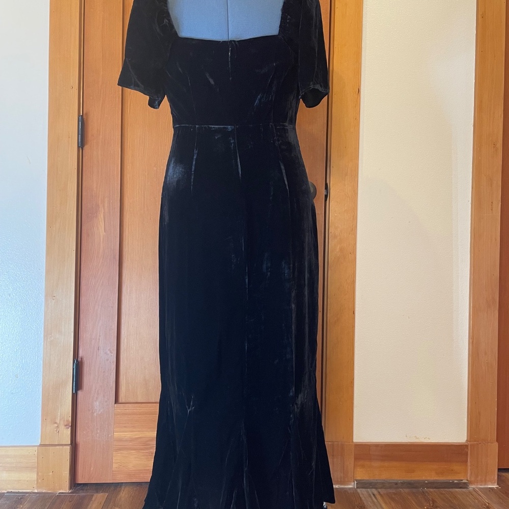 Rhode Ramona dress black velvet - Picture 3 of 7